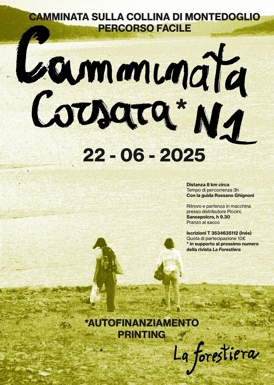 Locandina Camminata Corsara N.1 — Collina di Montedoglio