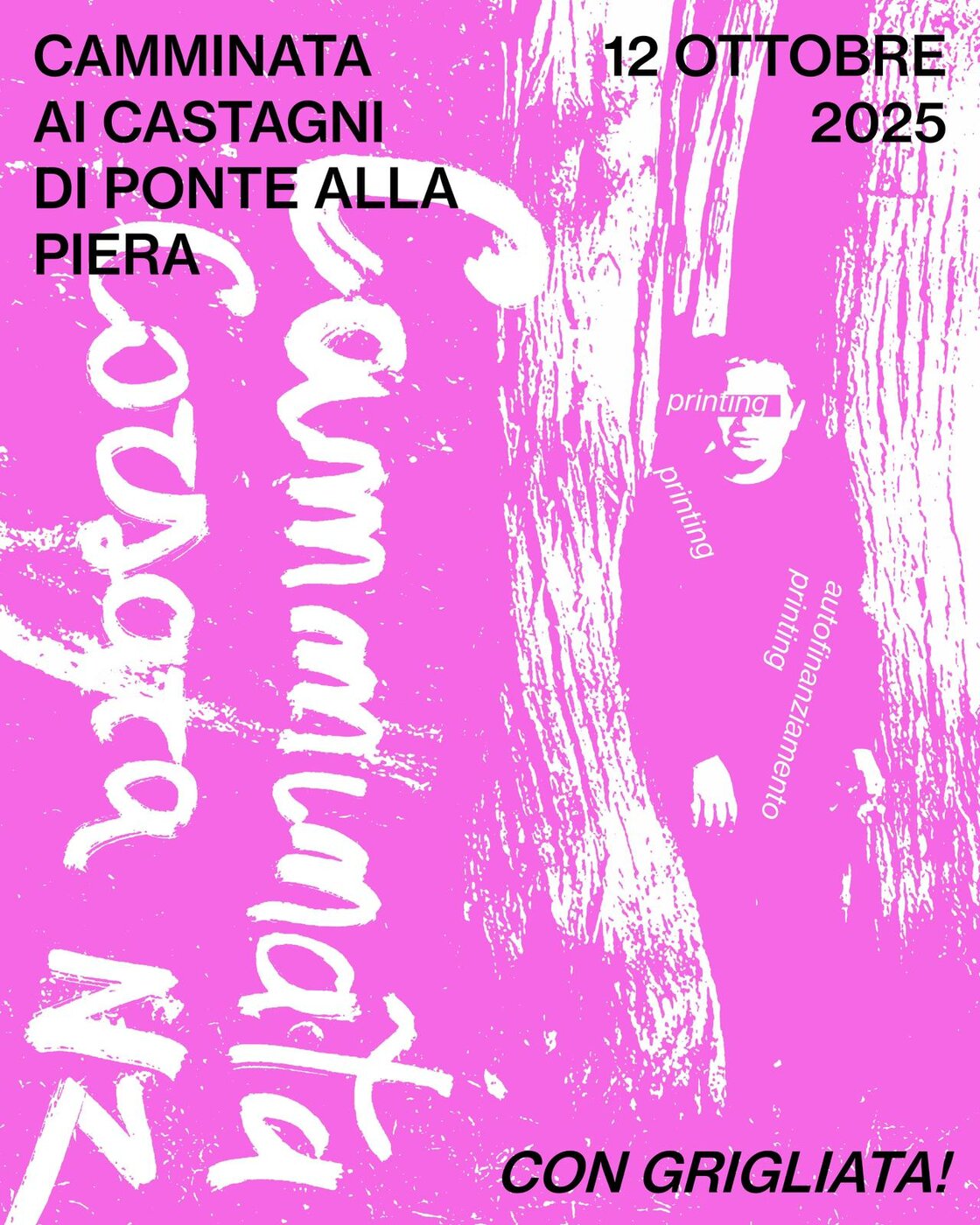 Locandina Camminata N.02 — Ai castagni di Ponte alla Piera